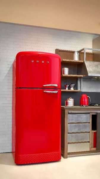 холодильник, цветной холодильник, Smeg