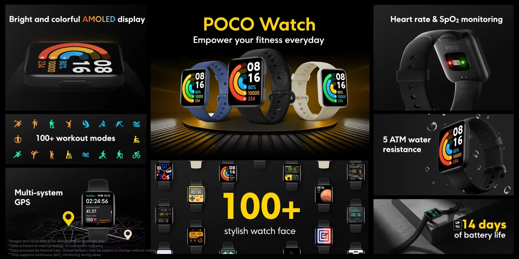 Вышли POCO Watch – первые смарт-часы бренда с AMOLED-дисплеем и GPS