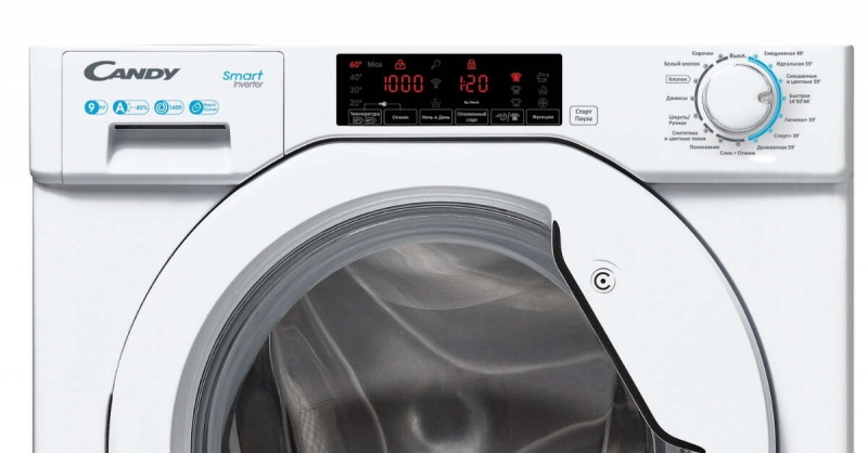 Candy обновляет ассортимент встраиваемых стиральных и стирально-сушильных машин