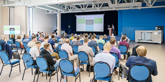 Выступление профессора Шалумова на конференции «ЭМС-2022»