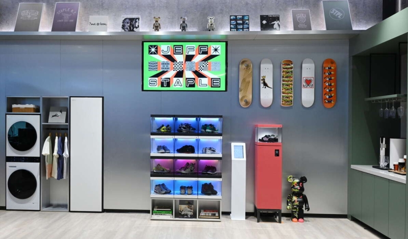 LG и Джефф Стейпл представляют новые тенденции стиля жизни в «творческой комнате» на выставке CES 2023