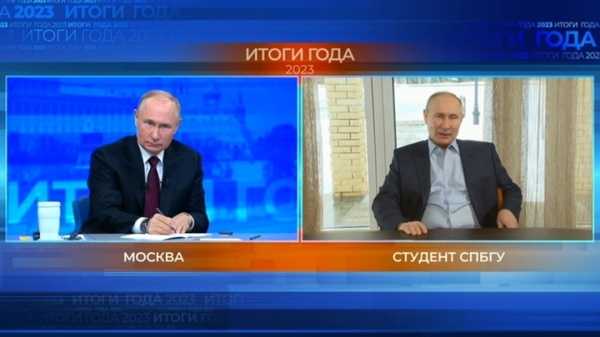 Путин ответил на вопрос своего "двойника" об опасностях ИИ
